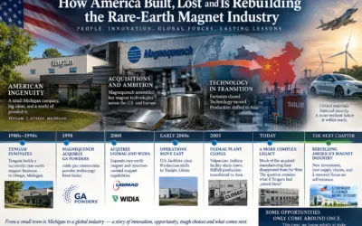 How America Built, Lost, and Is Now Rebuilding the Rare-Earth Magnet Industry